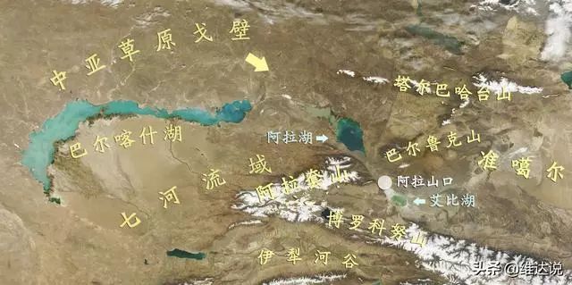 中华故土阿拉湖:距新疆阿拉山口仅有三十公里的外西北