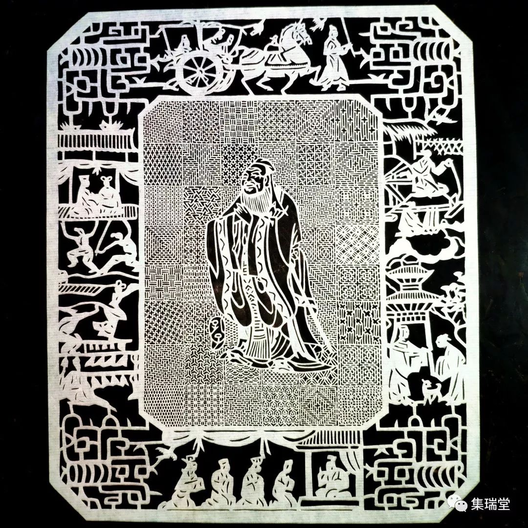 中國民間剪紙(切り紙)センシ 毛沢東時代の物 12種13枚セット 中国