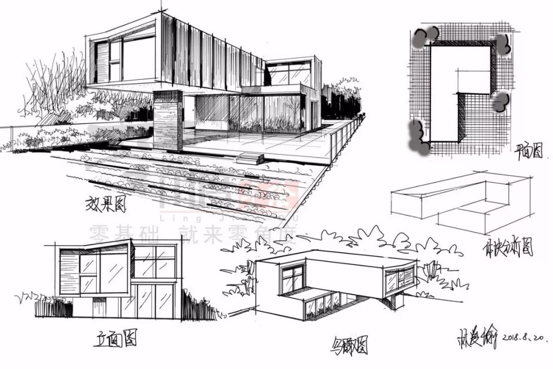 网络课程 | 12节课快速掌握纸面建筑手绘技能