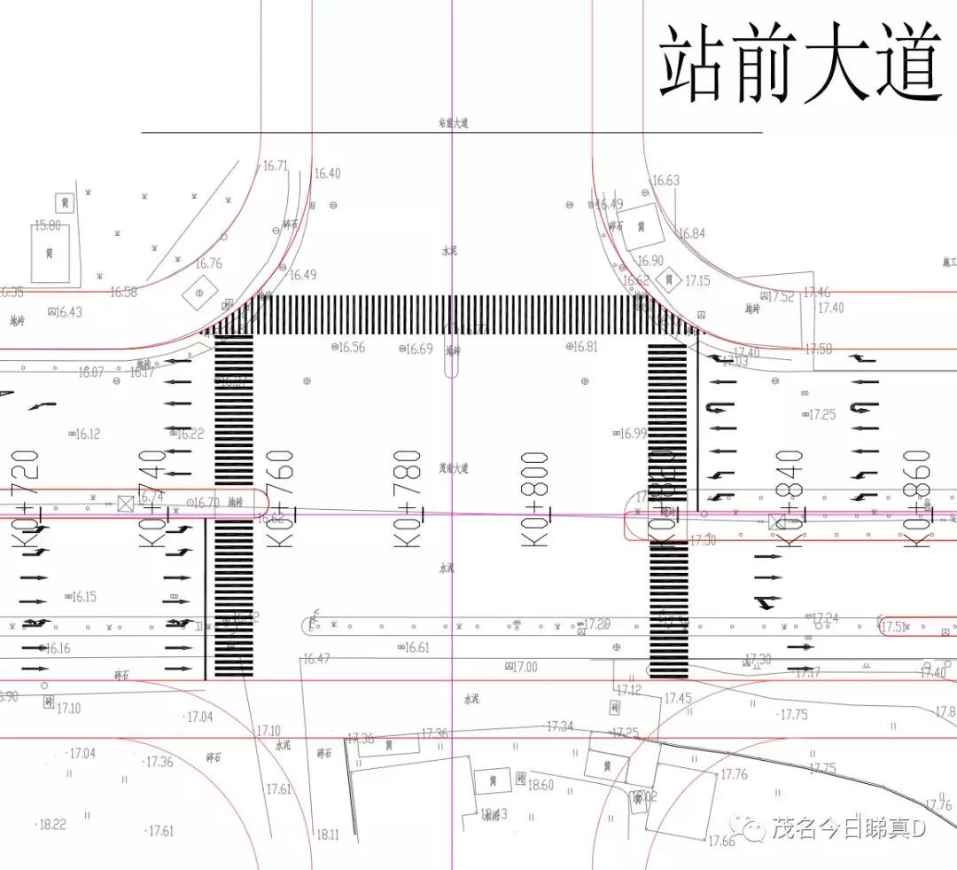 主车道双向六车道 辅道双向四车道