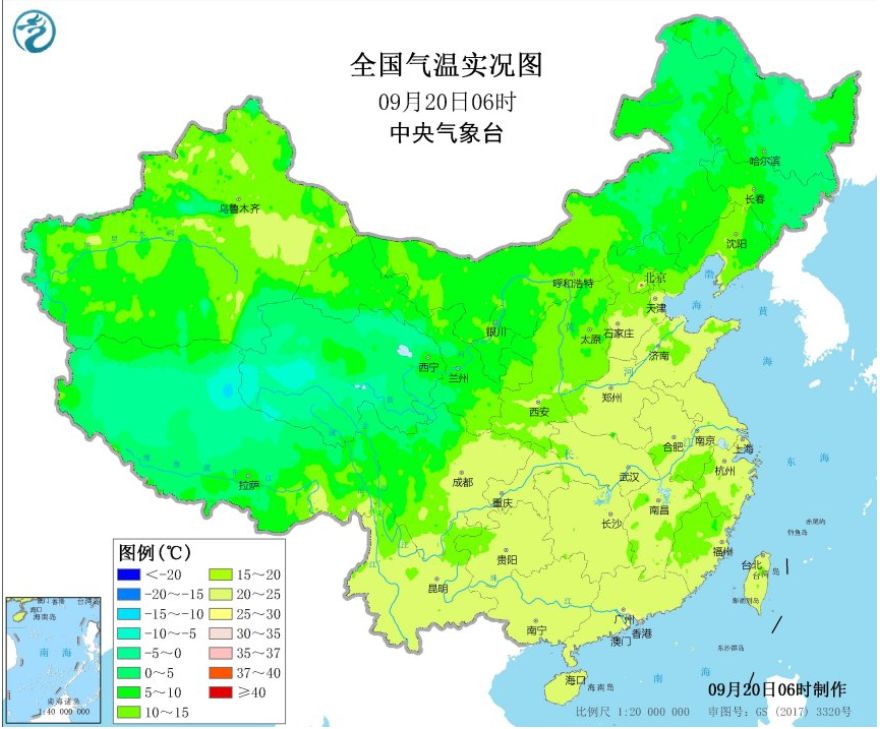 全国入秋进程图出炉!以为就此凉凉入秋?长春天气又反转.