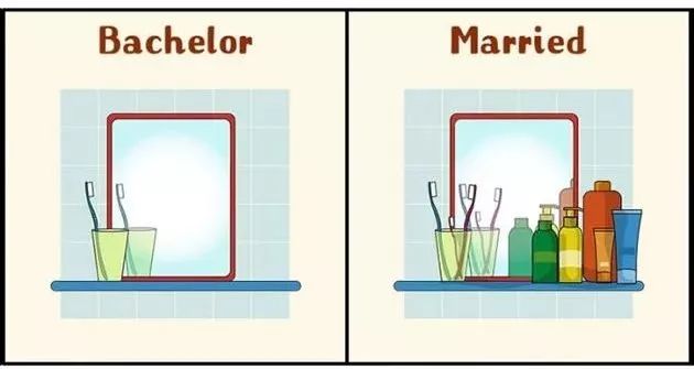 原创光棍儿和已婚男有何不同?这10组插画告诉你,看完别哭出声