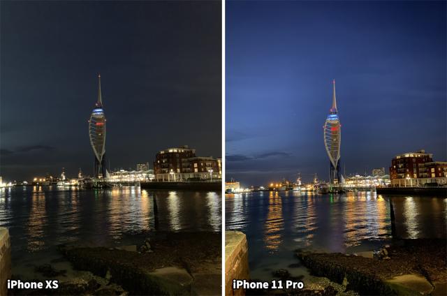 iphone11夜拍实测拍出来的照片像是开了灯