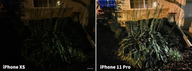 iphone11夜拍实测拍出来的照片像是开了灯