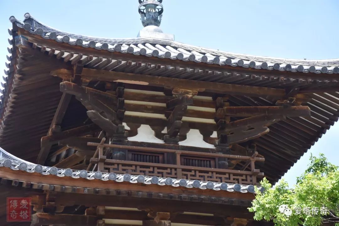 【原创】奈良法起寺三重塔(飞鸟时代)_日本