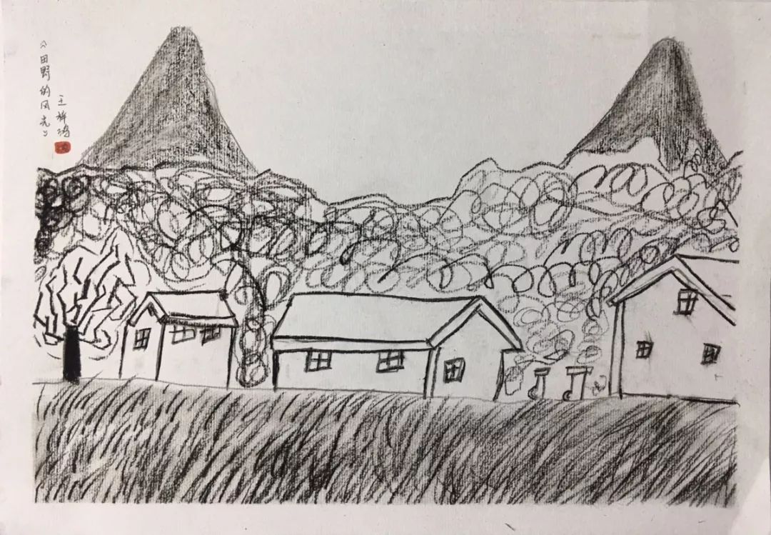 《田野的风光》王梓鸿