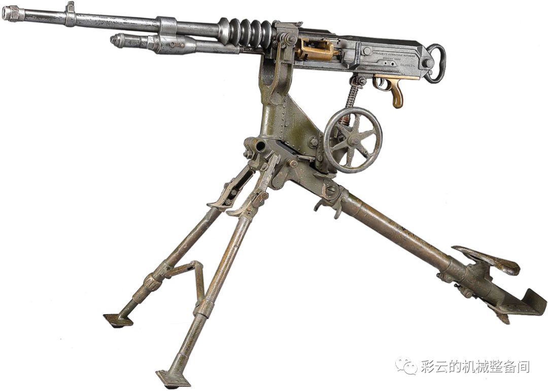 哈奇开斯m1914重机枪是如何工作的?弹钣是怎么送弹的?