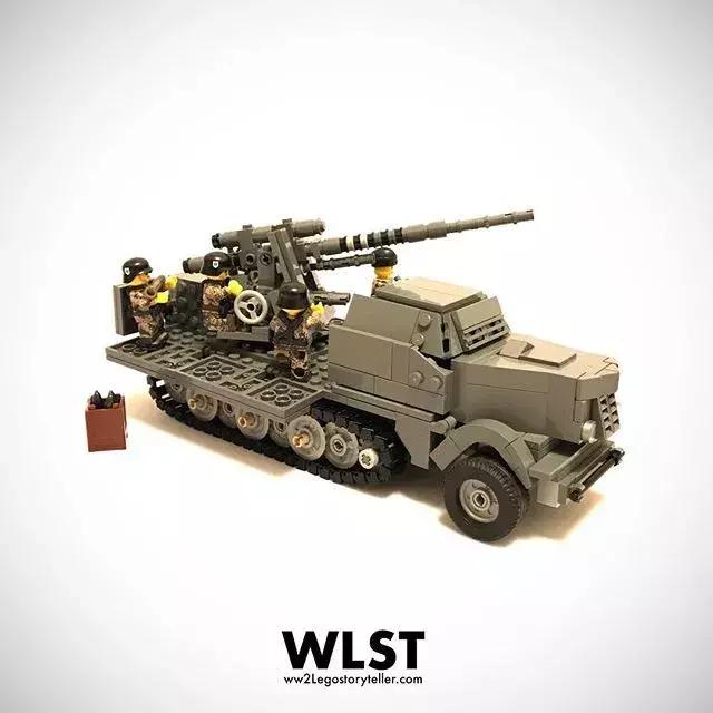 lego乐高moc作品欣赏:wlst二战经典战车