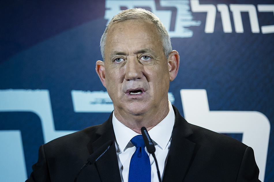 以色列大选：阿拉伯政党支持甘茨出任总理，利伯曼表示中立