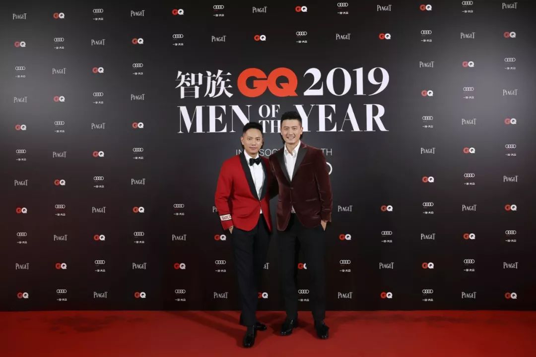 蔡赟与康泰纳仕中国集团出版人唐杰(paco tang)(图片来源:智族gq)