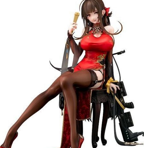 phat gd dsr-50 红牡丹 旗袍 少女前线