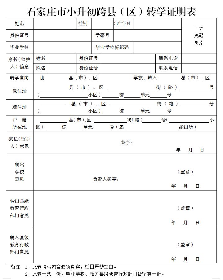 原创如果石家庄小六生需要跨县域转学,这些事情必须都要知道