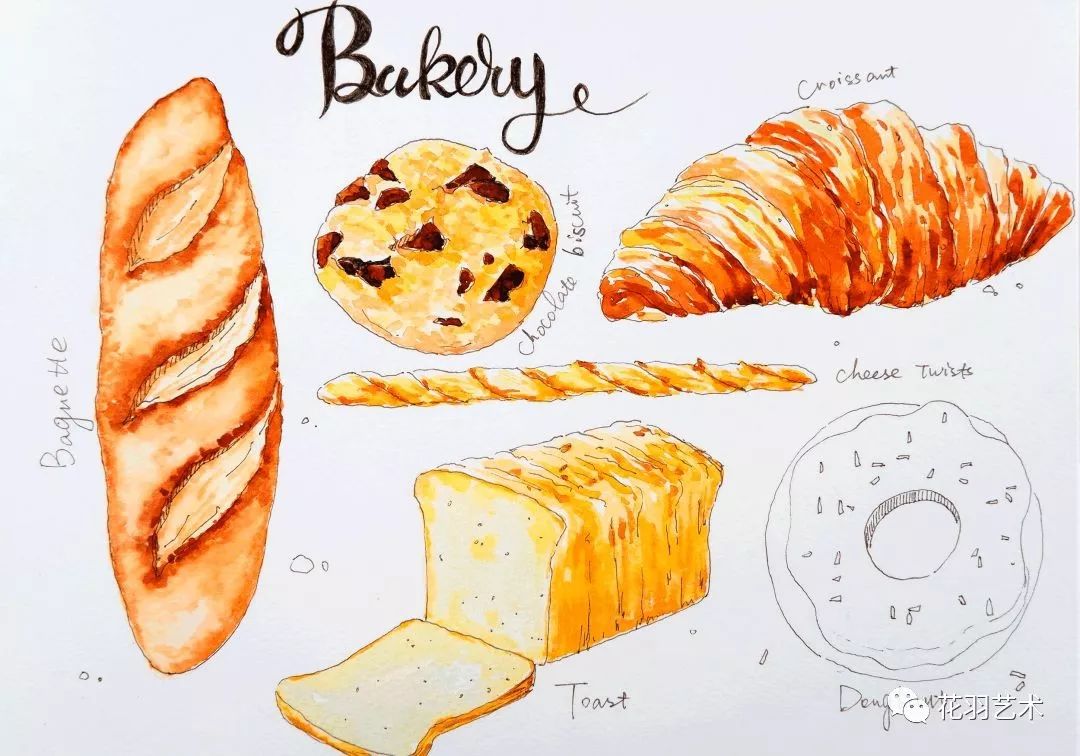 french toast 吐司面包上色