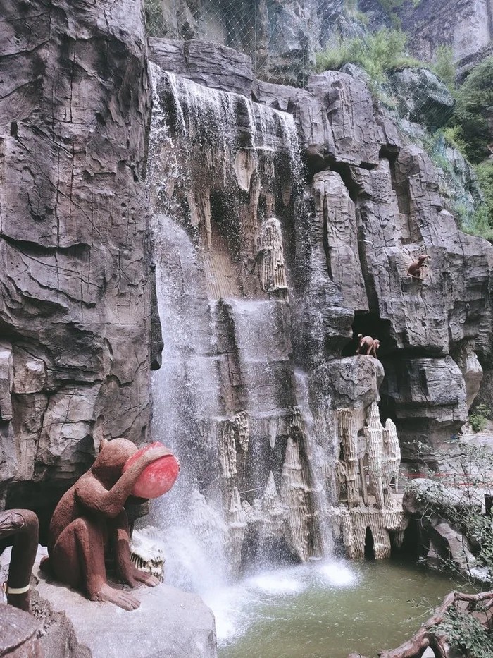 北京房山十渡天河谷高山滑水