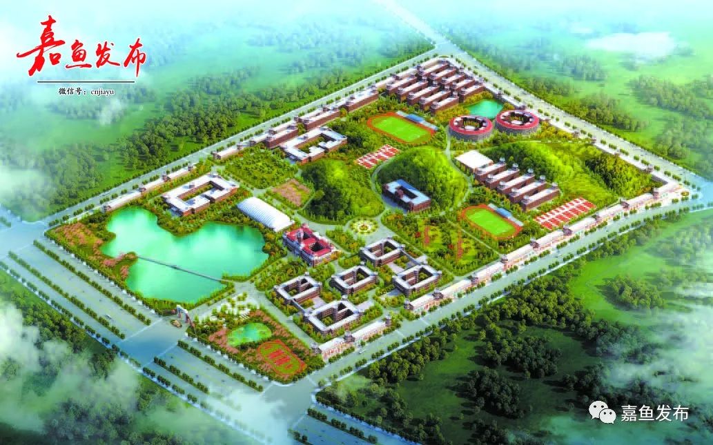 武昌首义学院嘉鱼校区地形模型合