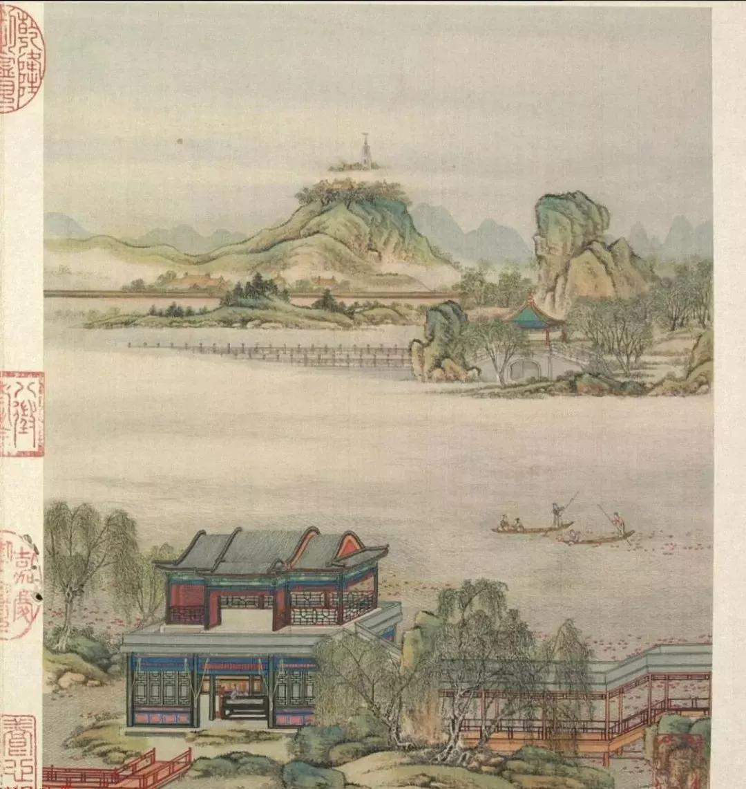 梁诗正楷书,行书《圆明园画册》