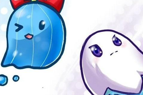 星空幻游洛克王国大图鉴杰诺斯浅海的蓝色萌宠水系水蓝蓝