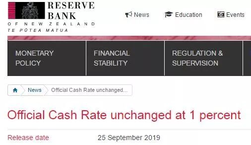 刚刚!央行官宣:ocr维持1.0%不变!