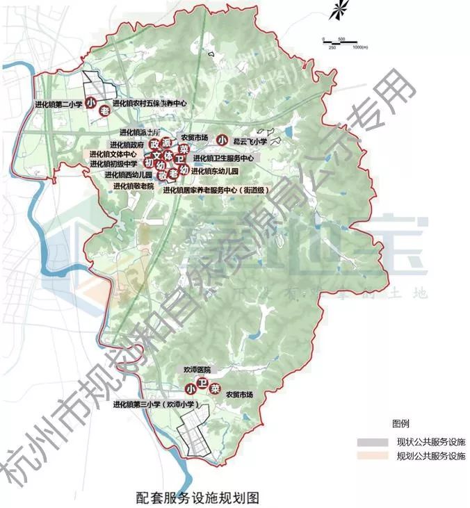 【规划】萧山区进化镇全域控规公示,看杭州中环边上的