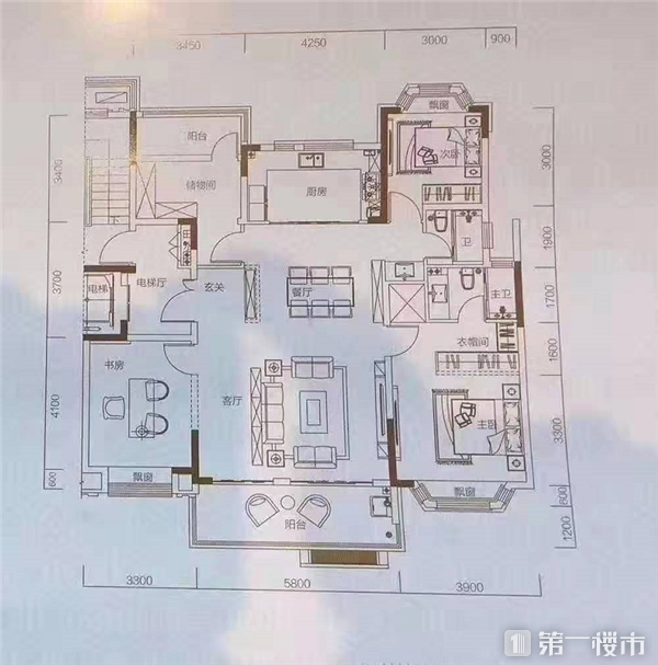 信达公园里149㎡户型