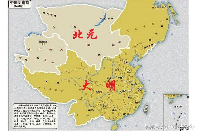 朱元璋北上伐元,攻占大都,随即攻取各地统一全国