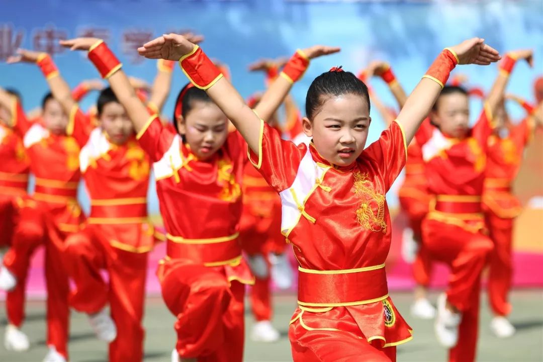 届晋江市中小学生泉州南少林五祖拳健身操会