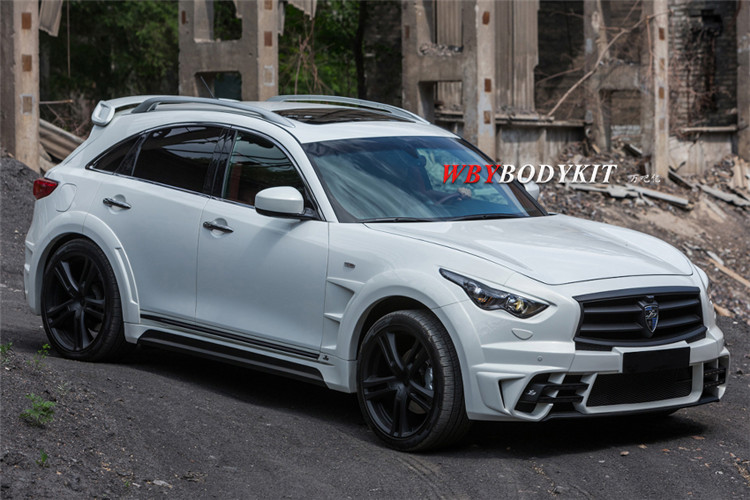 英菲尼迪qx70fx35改装larte design大小包围前后杠保险杠中网