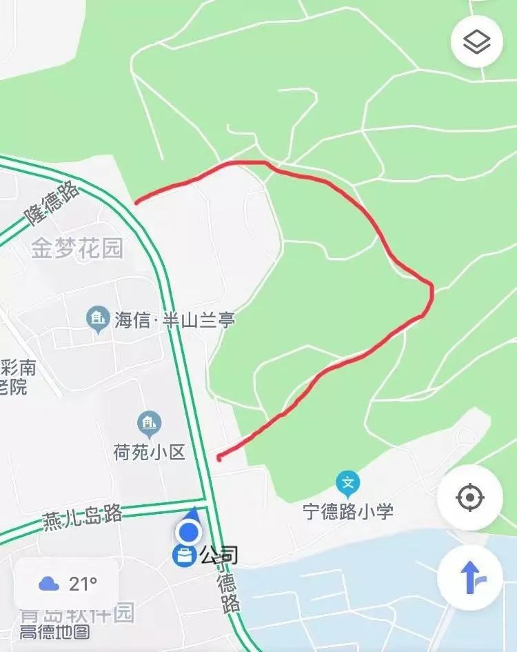 实拍青岛浮山爬上来才知道你原来是这样的