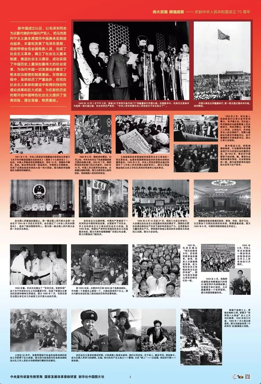 【庆祝新中国成立70周年】伟大历程 辉煌成就