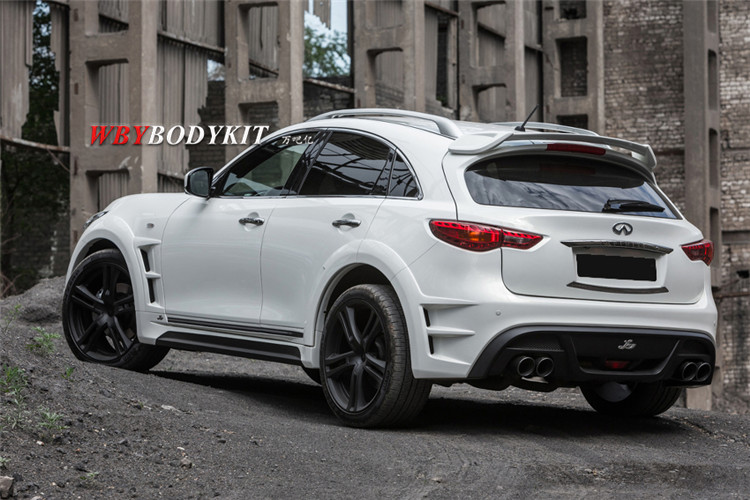 英菲尼迪qx70fx35改装larte design大小包围前后杠保险杠中网