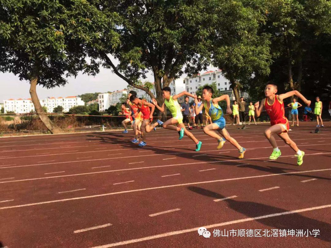 2019年9月23,24日,在碧江中学举行的北滘镇中小学生田径运动会中,我