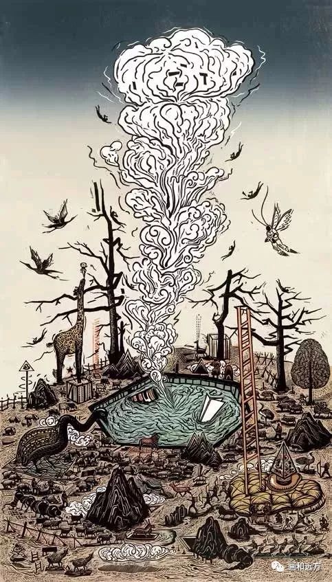 展览】第十三届全国美术版画作品_cm