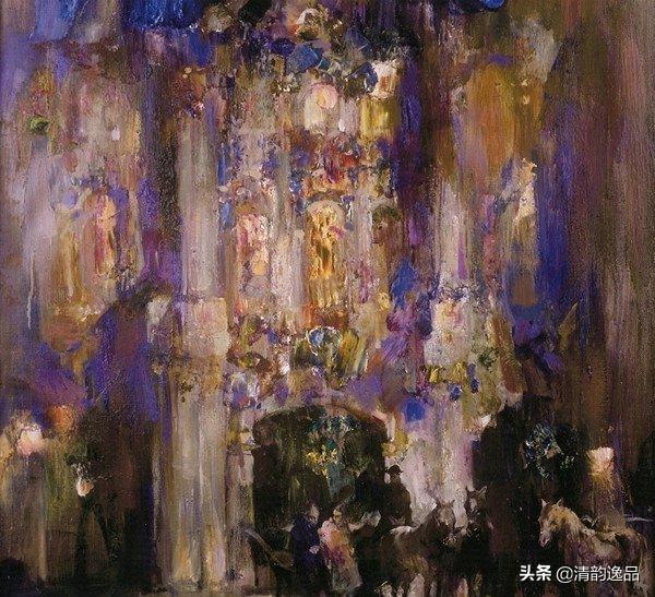 欧洲艺术家绘画作品欣赏——俄罗斯艺术家尼古拉布洛欣油画风景