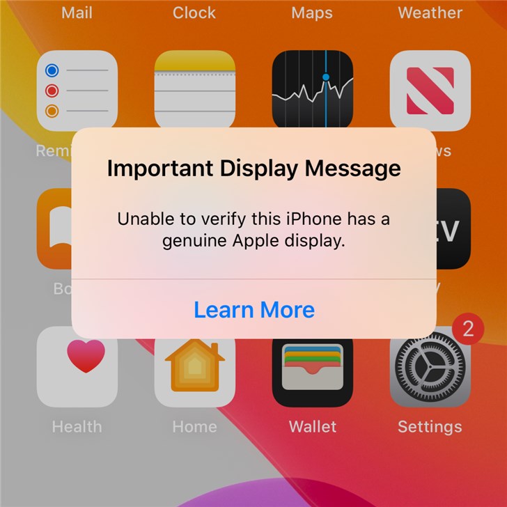 私自更换屏幕，苹果iPhone11/Pro/ProMax会弹窗“警告”