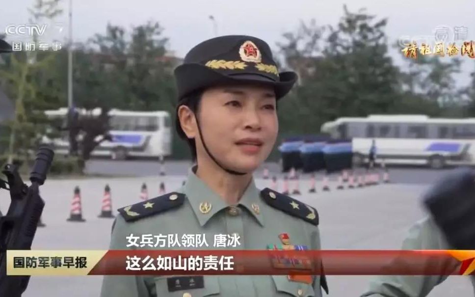 另一位女将军唐冰是某新型作战力量主官,她在接受采访时表示,要用最高