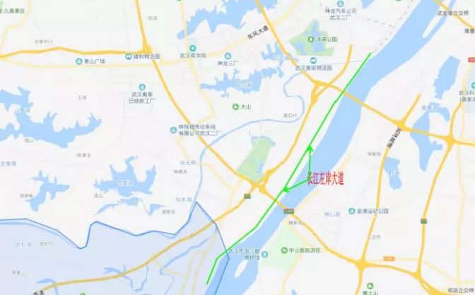 希望沌口江滩也条媲美汉口江滩的沿江线 很多武汉开发区也很关心左岸