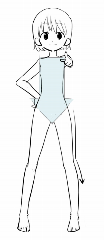 五头身动漫人物比例图片大全