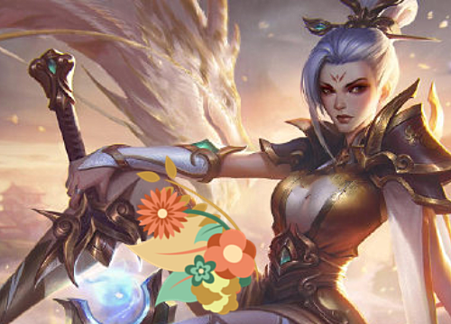 LOL:瑞文金色皮肤曝光，一头银白发很帅气，手中巨剑变透明