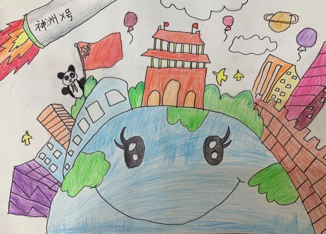 我的中国梦·和祖国"童"行绘画评展等你来投票!(小学低年级组)