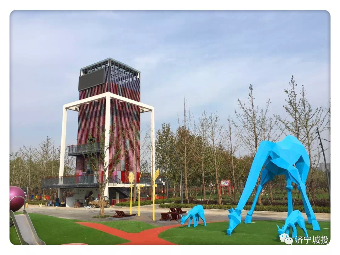 加速项目建设济宁市儿童公园西区将于10月1日如期开园