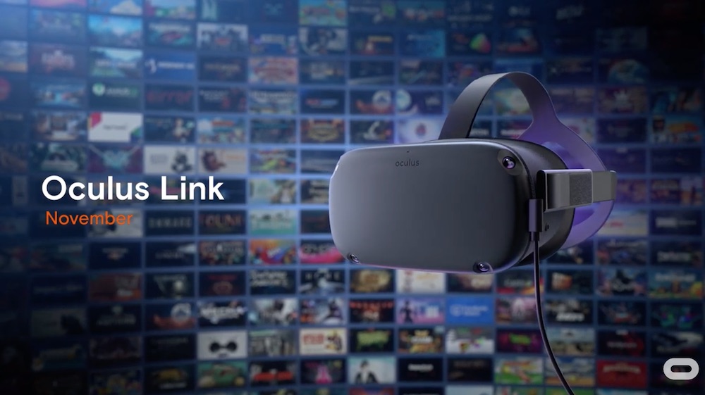 Facebook推出OculusLink功能：让独立VR头显Quest连PC玩Rift游戏