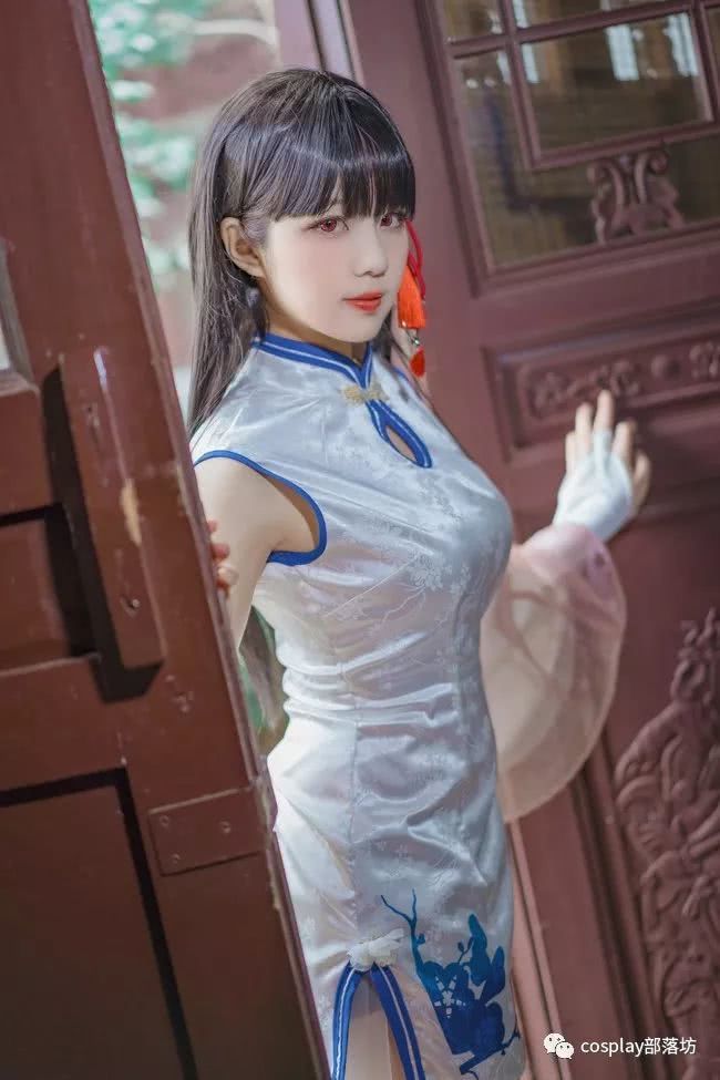 cos:碧蓝航线,美如画的旗袍逸仙小姐姐