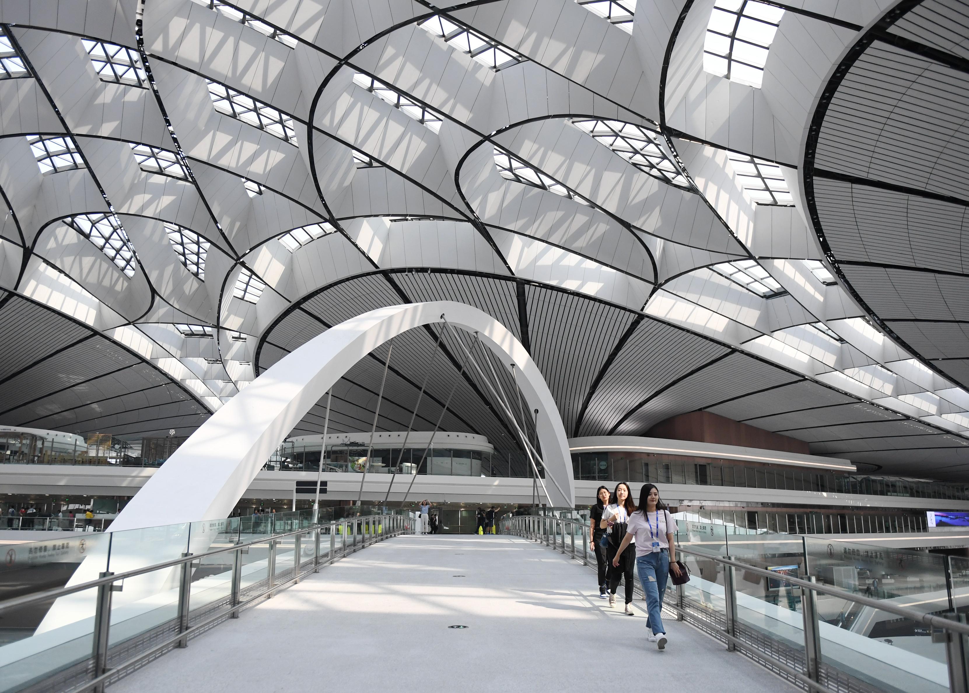 北京大兴机场7个备选设计方案首次曝光,每一个都很惊艳