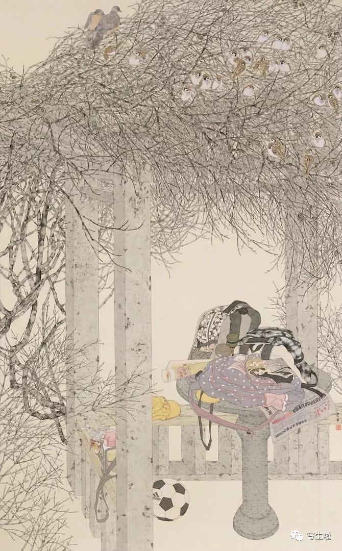 美术第十三届全国美展国画作品