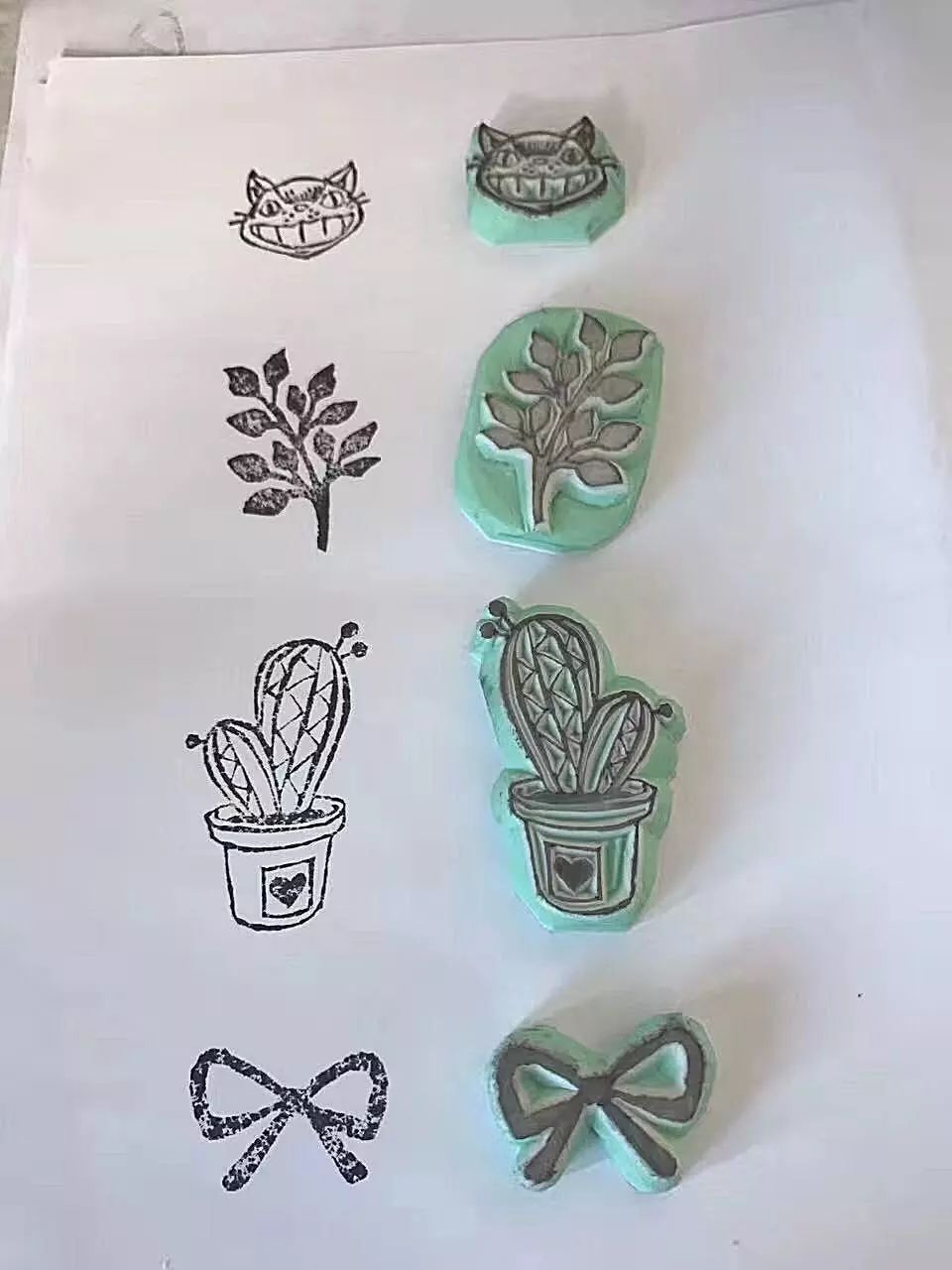 还有那些被我们上课用来解忧的橡皮…… 橡皮字章 闲来偶刻章 梦远不