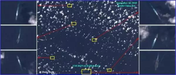 美航母进出南海被多艘中国军舰“围观”？国防部回应