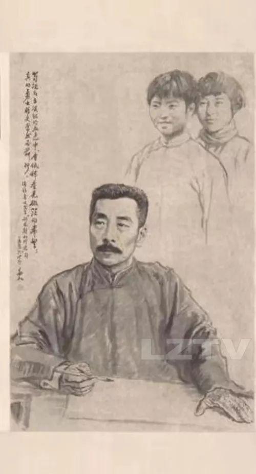 鲁迅生日这天,北京展出了泸州大画家的鲁迅画像