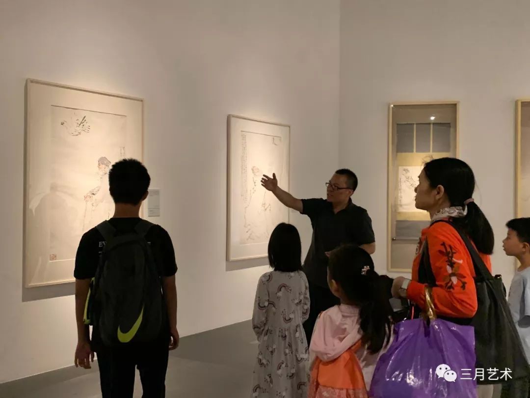 徐然书绘画工作室参观刘海粟美术馆张桂铭个展金陵画派展览