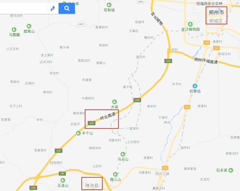 高速公路的张蔡庄枢纽相接 路线经 张家堡村,九圪塔村,窑子头乡趄坡