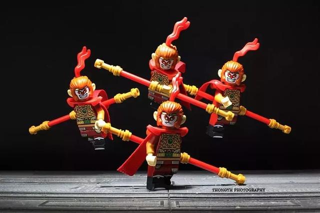 lego乐高人仔美图欣赏齐天大圣孙悟空嗨起来